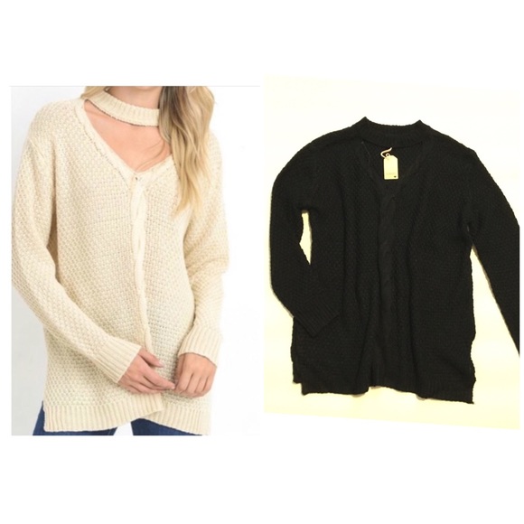 JODIFL Sweaters - Choker Chunky Sweater